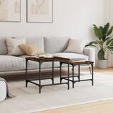  Uklapajući stolići za kavu 2 kom boja hrasta konstruirano drvo | shoptok.hr