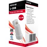 Amiko LNB Single, šum 0,1dB, vodotesen - L-108 | Shoptok.si