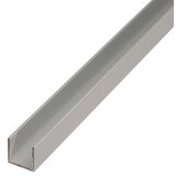 STABILIT Aluminijasti U profil Stabilit (1.000 x 25 x 25 mm, debelina: 2 mm, eloksiran aluminij) Cene