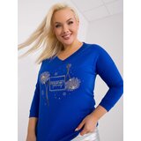 RELEVANCE Blouse-RV-BZ-9030.23X-Cobalt | Shoptok.si