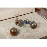 Hanah home sto za kafu Sphere Walnut Transparent | ePonuda.com