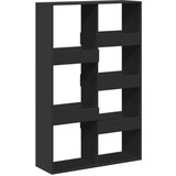 vidaXL Knjižna omara črna 100x33x155,5 cm inženirski les | Shoptok.si