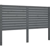  Posteljno vzglavje sivo 126x4x100 cm trdna borovina, (20647893) | Shoptok.si