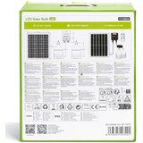 Aigostar LED solarni luster sa senzorom 2x LED/70W/12V 12000 mAh 6500K prečnika 12 cm | Eponuda.com
