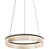 QAZQA Moderna viseča svetilka črna 59cm vklj. LED 3-stopenjsko zatemnjevanje - Anello Chandelier | Shoptok.si