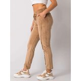 RUE PARIS Sweatpants-RV-DR-6110.92P-camel | Shoptok.si