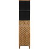  The Living Store Kopalniška omarica 38x33x160 cm trden mangov les - Kopalniška Omarica, (21495896) | Shoptok.si
