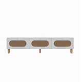 Hanah home tv polica elena white rattan | ePonuda.com