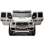  Licencirani auto na akumulator Mercedes G63 XXL 4x4 - dvosjed - bijeli | shoptok.hr