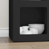 Kreveta Crna 59 x 35 x 80.5 cm Konstruirano drvo | shoptok.hr