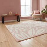 Catherine Lansfield Svijetlo ružičasti tepih 80x150 cm Sorral Leaves – | shoptok.hr