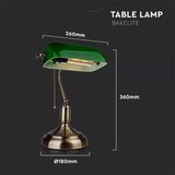  Stona lampa BANKER 1xE27/60W/230V | Eponuda.com