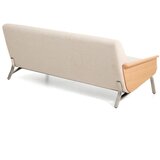 Kave Home Bež sedežna garnitura iz šenilje 205 cm Amsen – | Shoptok.si