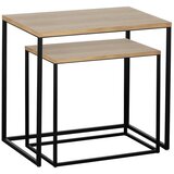 Eglo 424006 - KOMPLET 2x pomoćni stočić TOZAWA braon/crna Cene