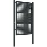 vidaXL Vrtna vrata antracitna 105x175 cm jeklo Cene