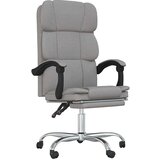  Uredski naslonjač od tkanine svjetlosivi | shoptok.hr