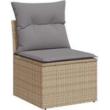 vidaXL 10-dijelni set vrtnih sofa s jastucima bež od poliratana | shoptok.hr