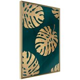  Poster - Gilded Monstera Leaves 30x45 | shoptok.hr