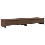 vidaXL Stojalo za zaslon s predali rjavi hrast 100x27x15 cm inž. les, (21415790) | Shoptok.si
