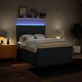  Krevet s oprugama i madracem plavi 160x200 cm od tkanine | shoptok.hr