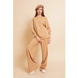 Lafaba Women's Beige Palazzo Pants | Shoptok.si