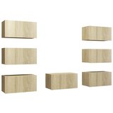 TV omarice 7 kosov sonoma hrast 30,5x30x60 cm iverna plošča Cene