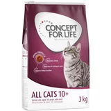Concept for Life Snižena cijena! 10 kg / 9 kg - All Cats 10+ (3 x 3 kg)