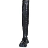 Exé Shoes Visoki škornji W3611-R6296-PU-BLACK Črna | Shoptok.si