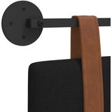  Držeće uzglavlje Zidne Crna 100 x 55 x 5 cm Antikni PU - Crna 90 cm bez LED | shoptok.hr