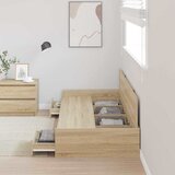  Krevetna konstrukcija s ladicama Sonoma hrast 90 x 200 cm | shoptok.hr