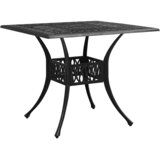  3-dijelni bistro set od lijevanog aluminija crni | shoptok.hr