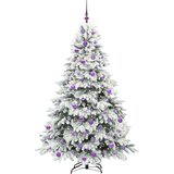  Umjetno božićno drvce s stalakom Bijelo 180 cm PE i PVC | shoptok.hr