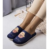 Gemre Navy blue soft slippers Diealings | Shoptok.si