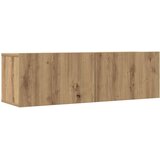  stenska TV omarica, les, artisan hrast, 100x30x30 cm, 3 kos stenska TV omarica, les, artisan hrast, 30,5x30x30 cm, 4 kos | Shoptok.si