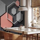  Foto tapeta - Hexagon Plan 400x280 | shoptok.hr