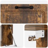 TV Omarica za TV, ki jo lahko montiraš na steno Dimljen hrast, (5000220406) | Shoptok.si