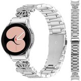 INF Pašček za uro Galaxy Watch4/5/6 iz nerjavečega jekla - srebrn, (22064128) | Shoptok.si
