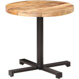 vidaXL Bistro miza okrogla Ø 80x75 cm robusten mangov les | Shoptok.si