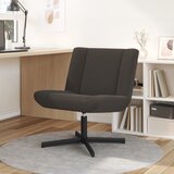 vidaXL Akcentna stolica Tamno siva Tkanina s metalnom osnovom Srednja | shoptok.hr