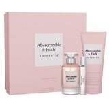 Abercrombie & Fitch Authentic darilni set parfumska voda 100 ml + parfumska voda 15 ml + losjon za telo 200 ml za ženske Cene