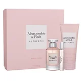 Abercrombie & Fitch Authentic darovni set parfemska voda 100 ml + parfemska voda 15 ml + losion za tijelo 200 ml za žene