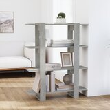 vidaXL Ormarić za knjige / sobna pregrada boja betona 100x30x123,5 cm Cijene