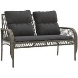  4-dijelni set vrtnih sofa od poliratana s jastucima sivi | shoptok.hr