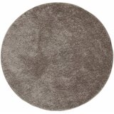  Tepih ISTAN s visokim vlaknima i sjajnim izgledom sivi Ø 100 cm | shoptok.hr
