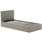 Kave Home Sivi tapecirani bračni krevet s prostorom za odlaganje s podnicom 180x200 cm Nahiri – | shoptok.hr