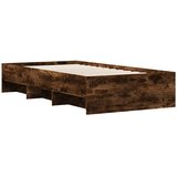  Okvir kreveta bez madraca dimljena boja hrasta 90x200 cm drveni | shoptok.hr