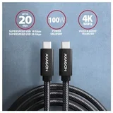 CC USB CM 3.1Gen2 USB CM, 1m, Crna, BUCM32-CM10AB, AXA