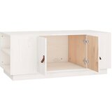  Stolić za kavu bijeli 100 x 50 x 41 cm od masivne borovine | Eponuda.com