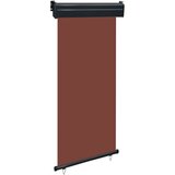 vidaXL Balkonska stranska tenda 100x250 cm rjava Cene