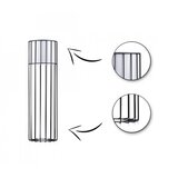 Metalna saksija LOFT 70x20 cm crna/bela | Eponuda.com